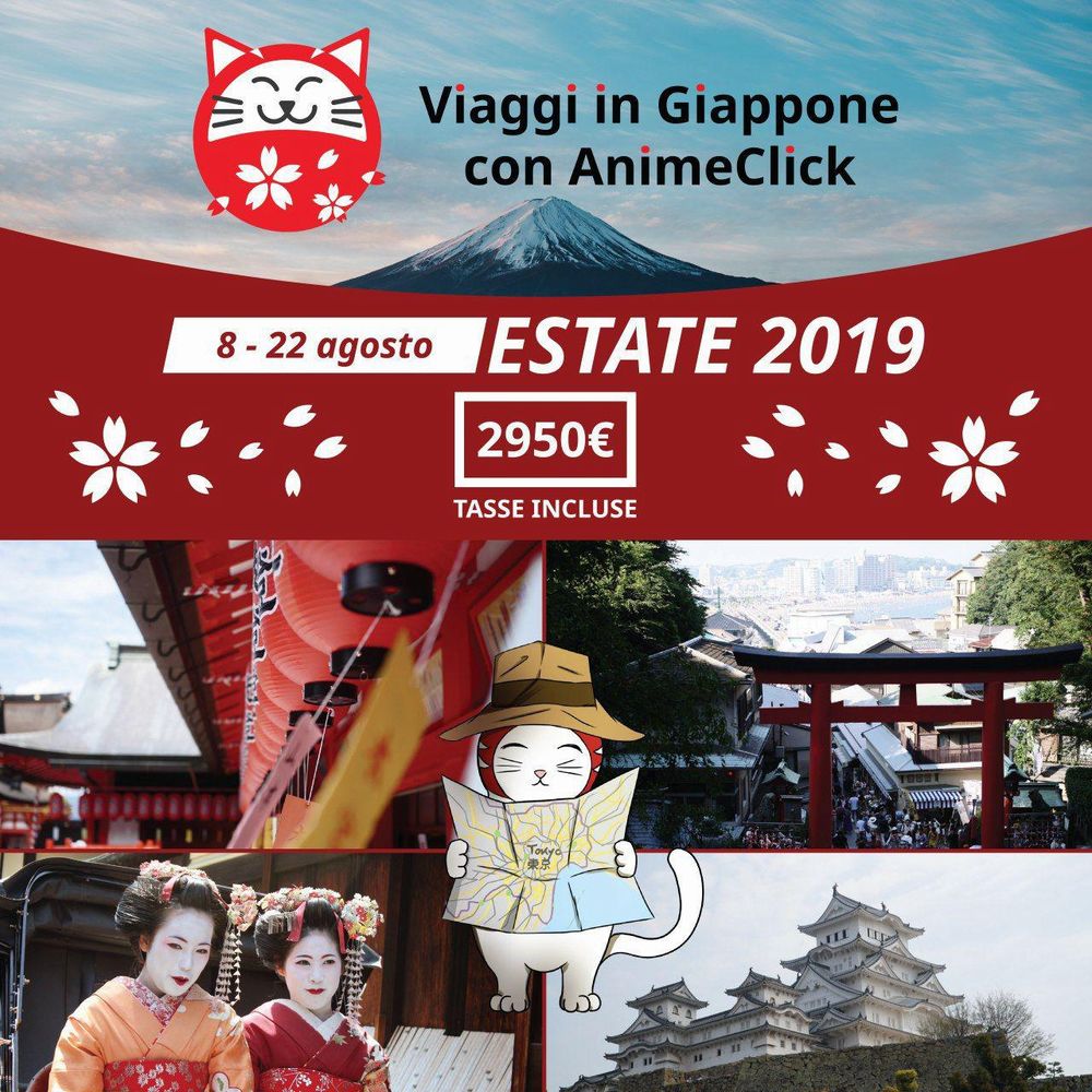 Viaggio in Giappone Animeclick Estate 2019